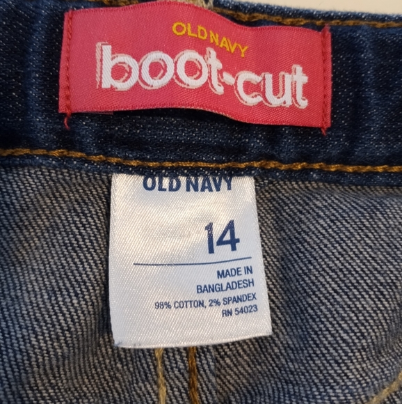 Old Navy Boot Cut Jeans Girls Size 14 - Picture 13 of 13